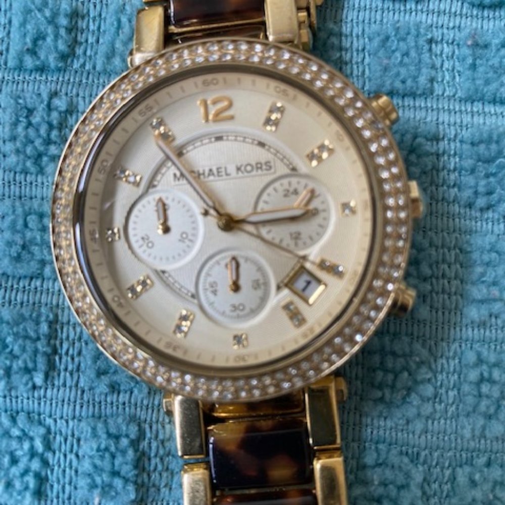 Michael Kors Tortoise Shell Watch